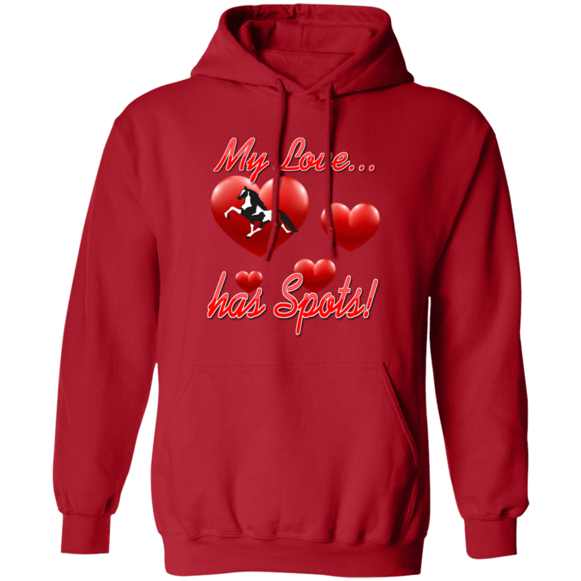 My Love Has Spots G185 Gildan Pullover Hoodie