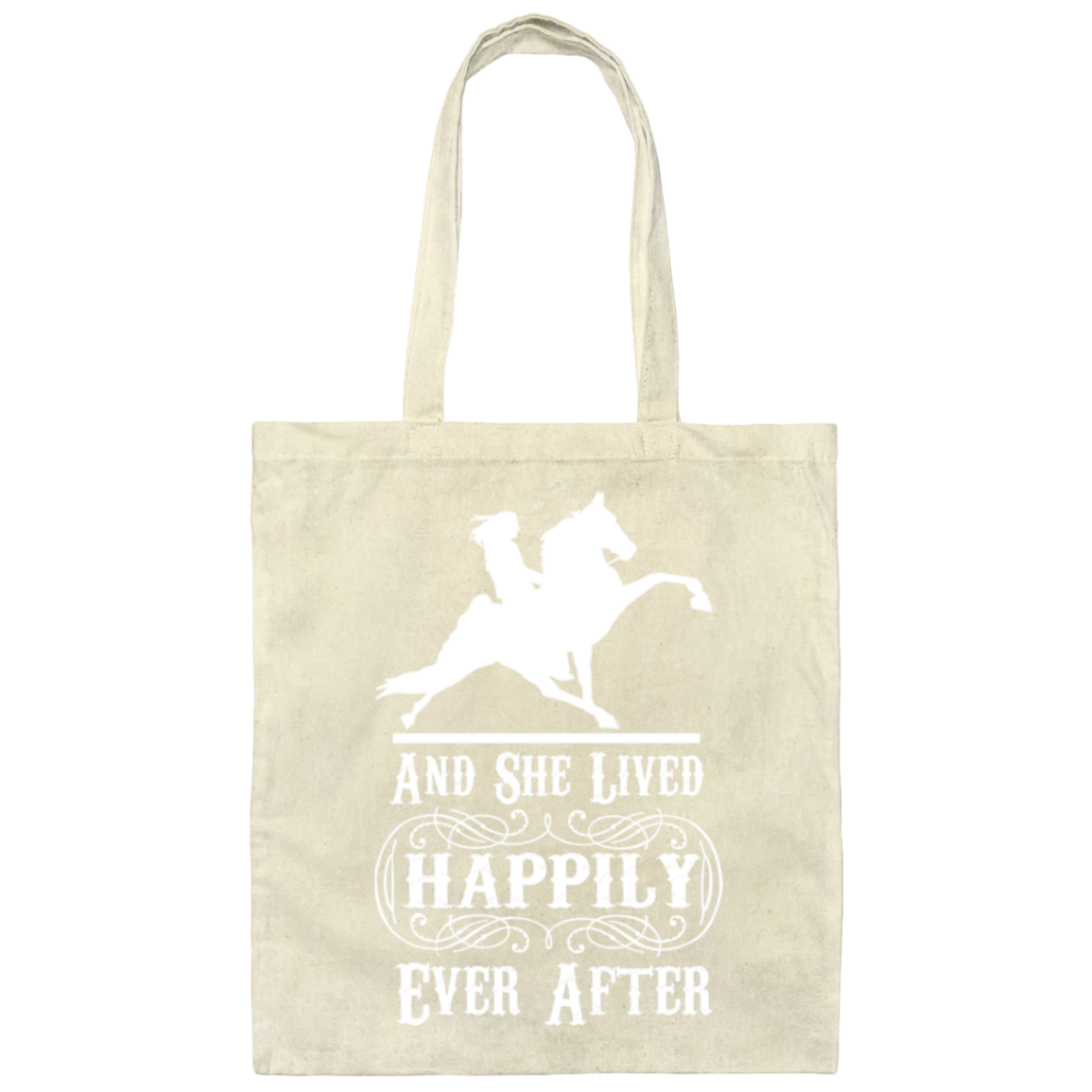 HAPPILY EVER AFTER (TWH Performance) wht BE007 Canvas Tote Bag