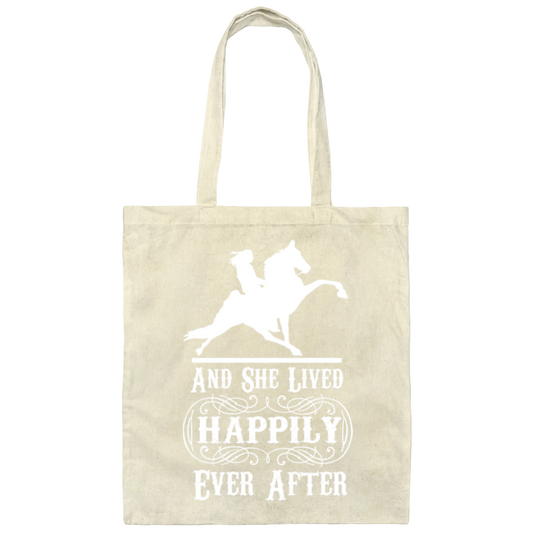 HAPPILY EVER AFTER (TWH Performance) wht BE007 Canvas Tote Bag