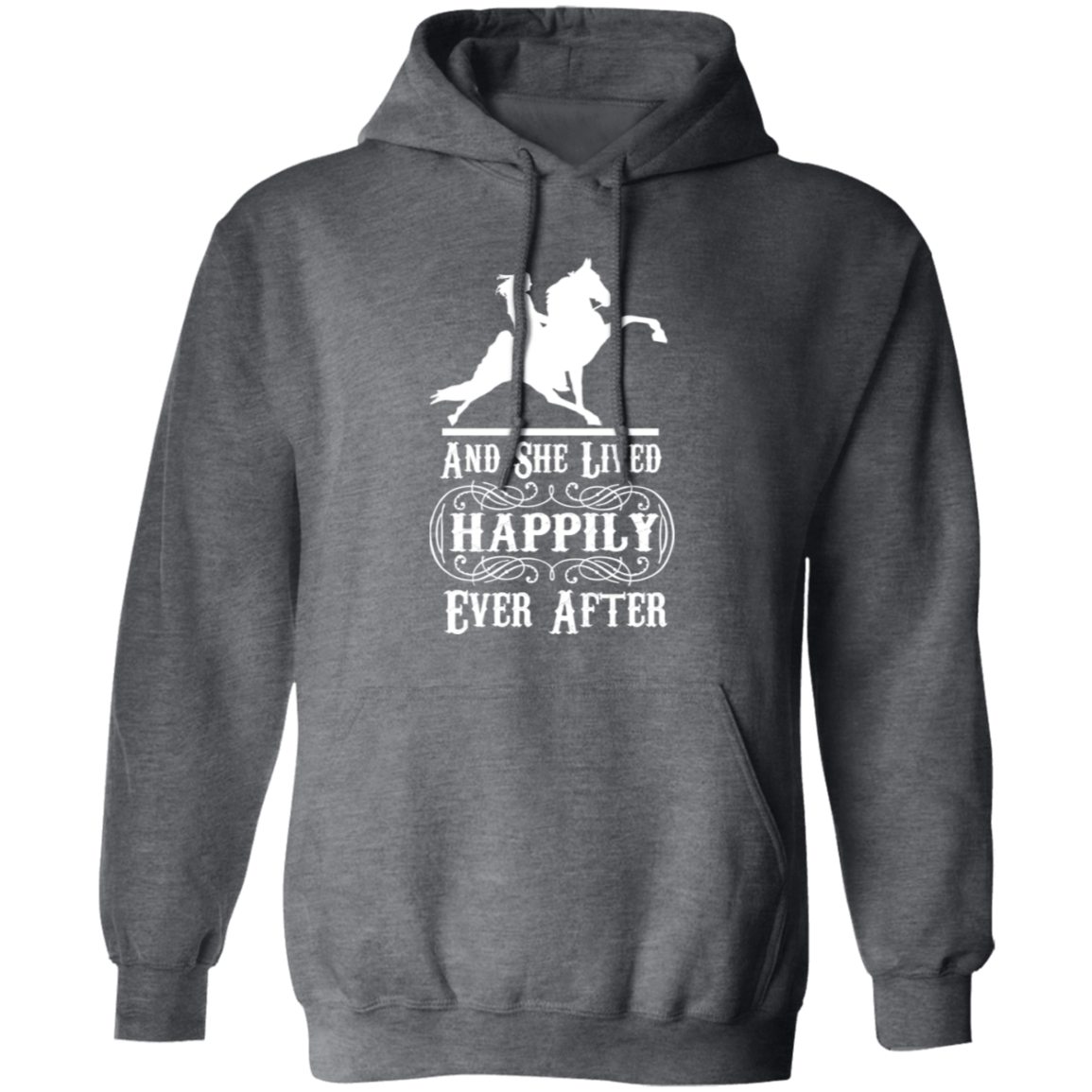 HAPPILY EVER AFTER (TWH Performance) wht G185 Gildan Pullover Hoodie