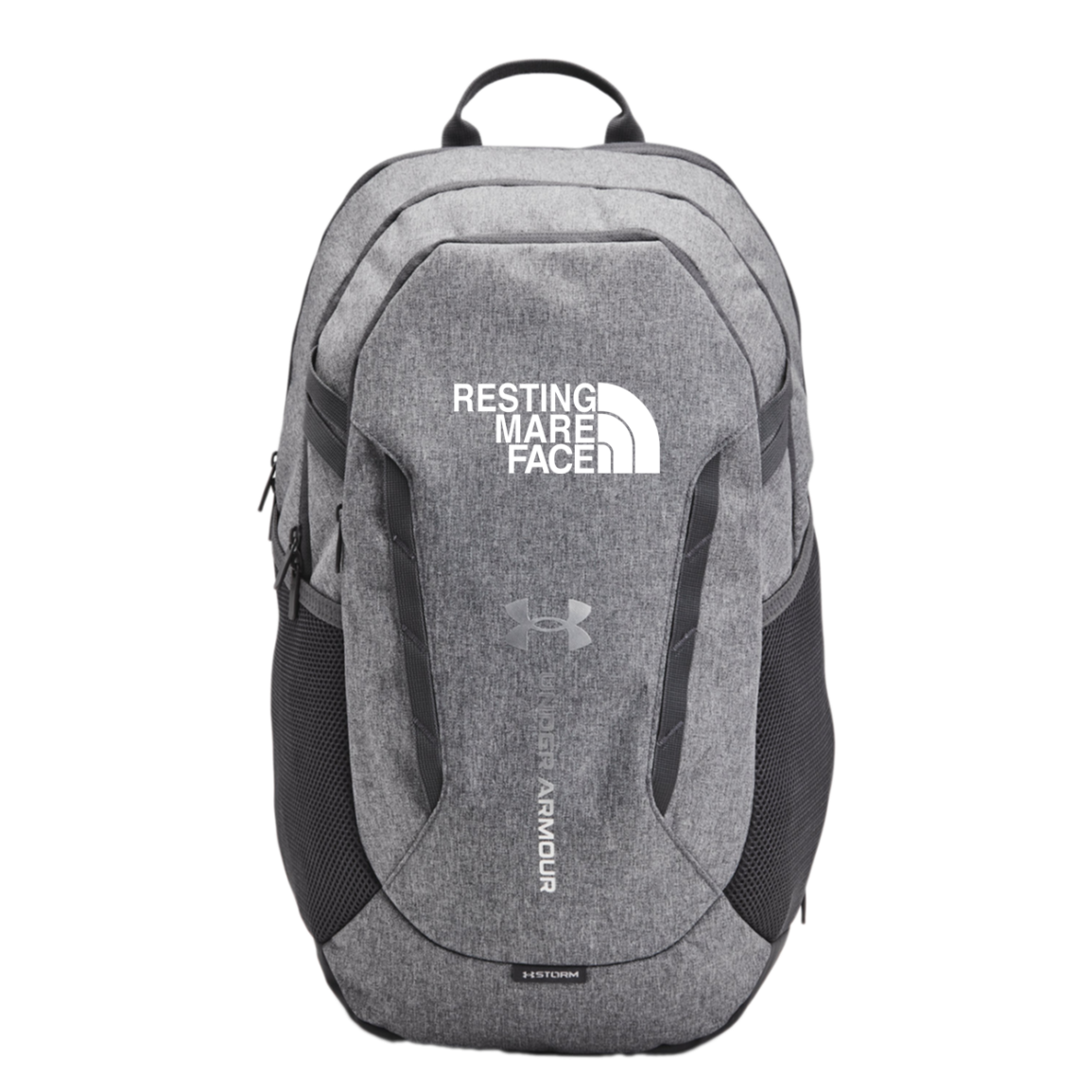 RESTING MARE FACE (white) 1384673 Under Armour Hustle 6.0 TEAM Backpack