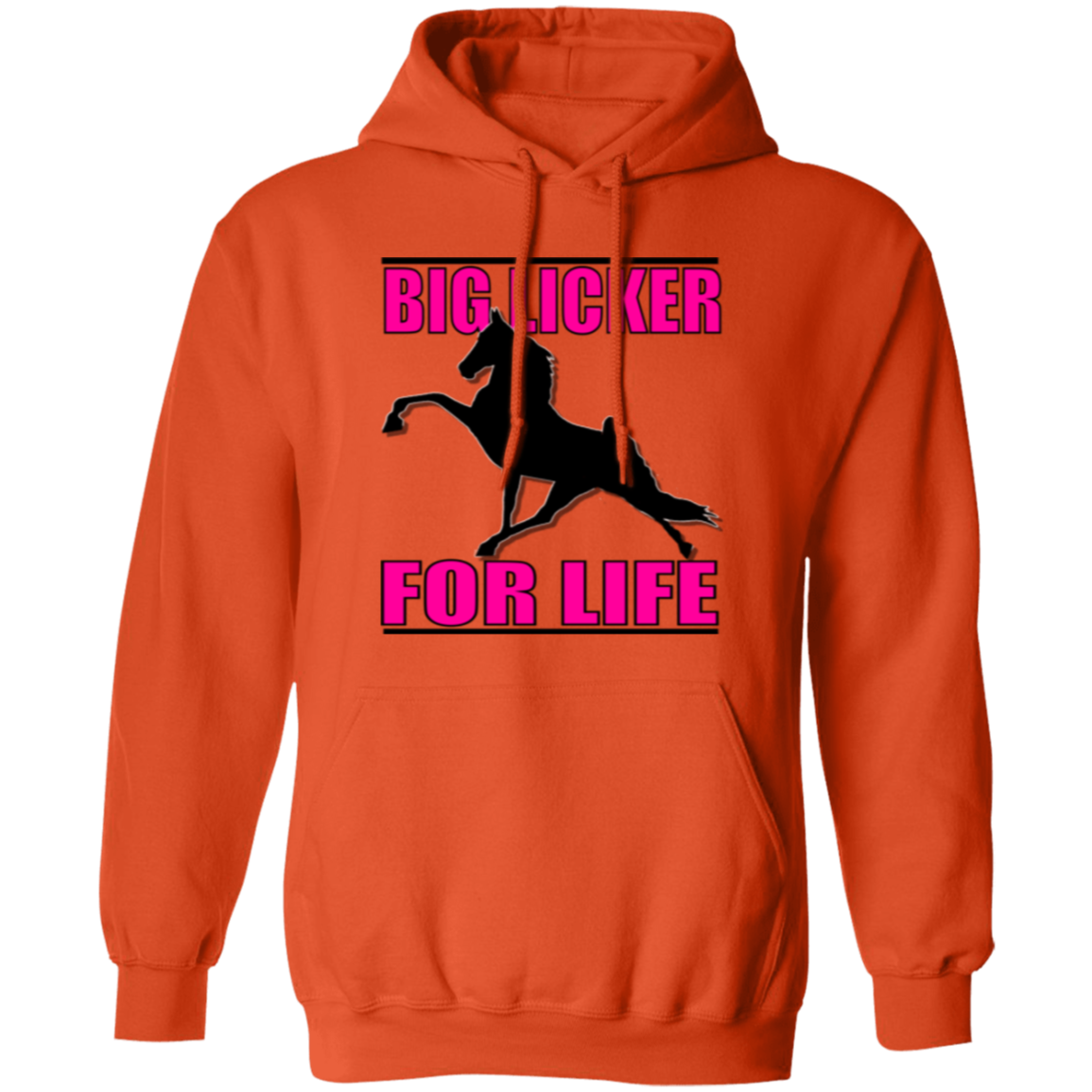 Big Licker for Life Pink G185 Gildan Pullover Hoodie