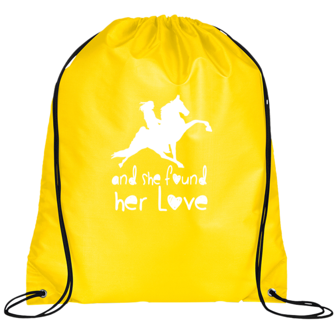 SHEFOUND HER LOVE BLANKET TWH PERFORMANCE BG100 Prime Line Drawstring Cinch Backpack