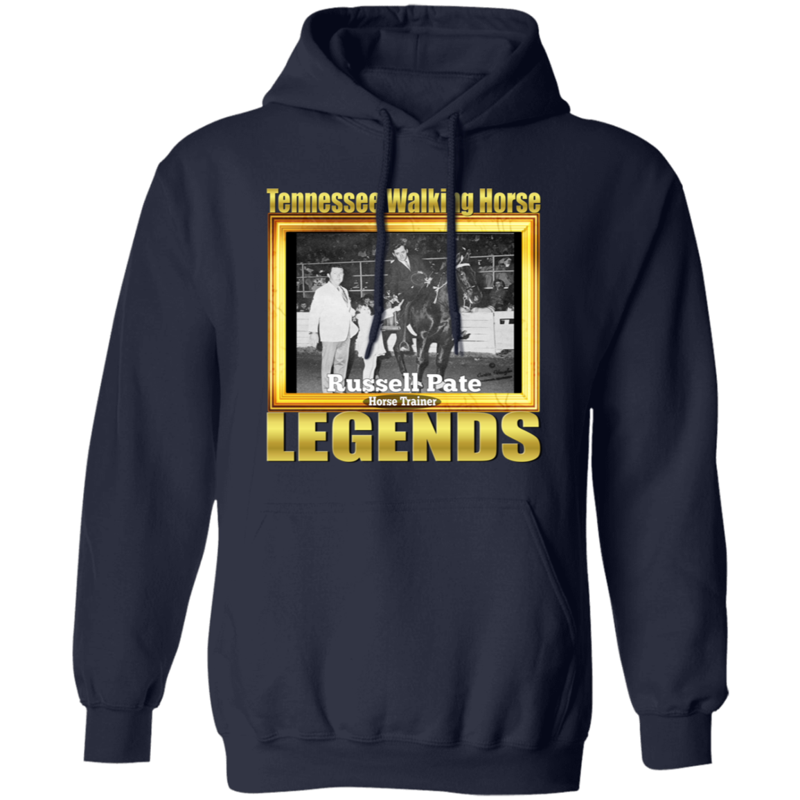 RUSSELL PATE (Legends Series) G185 Gildan Pullover Hoodie