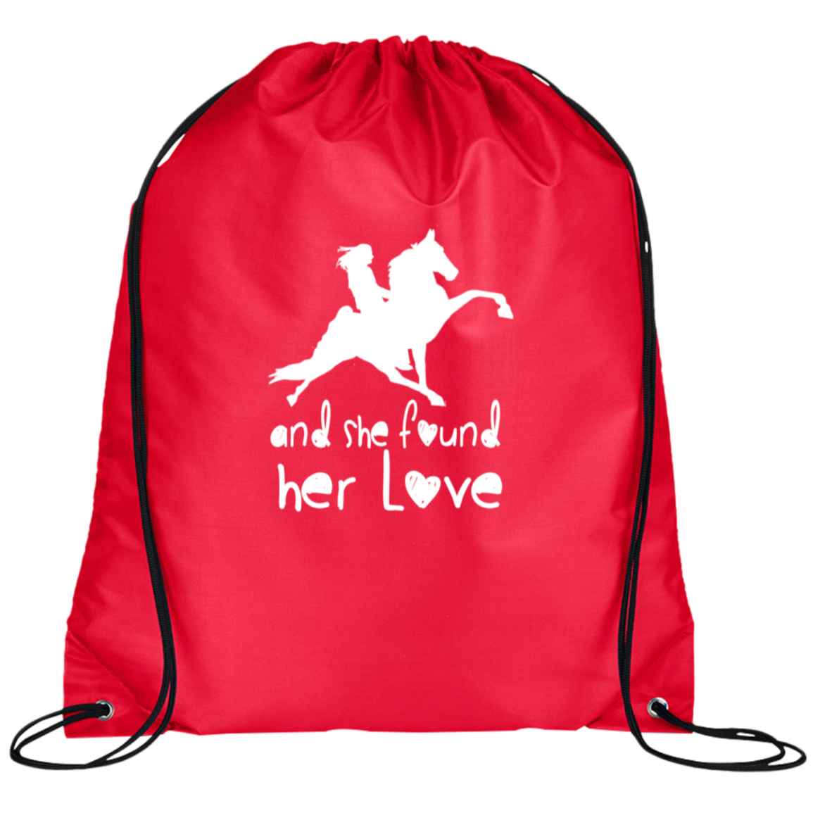 SHEFOUND HER LOVE BLANKET TWH PERFORMANCE BG100 Prime Line Drawstring Cinch Backpack