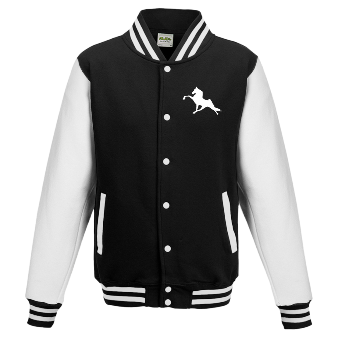 Tennessee Walking Horse Performance (WHITE) JHA043 AWDis Mens Letterman Jacket