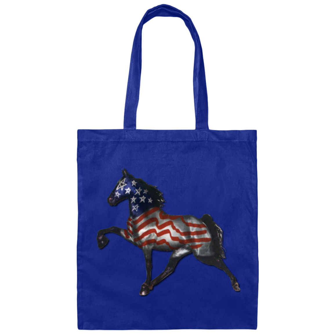 Tennessee Walking Horse Performance All American BE007 Canvas Tote Bag