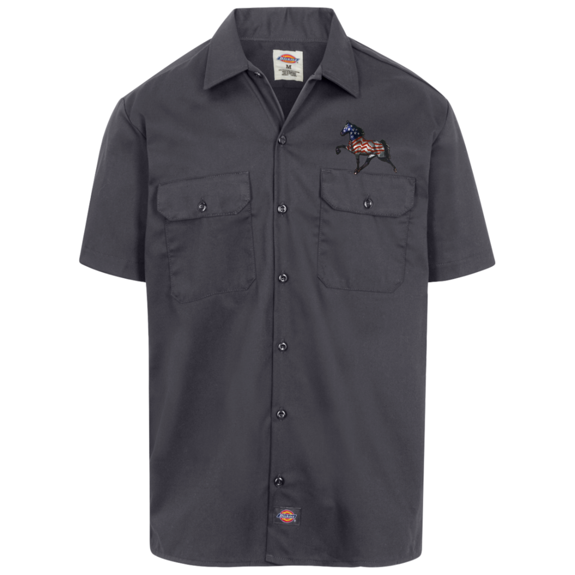 Tennessee Walking Horse Performance All American 1574 Dickies Men's Short Sleeve Workshirt