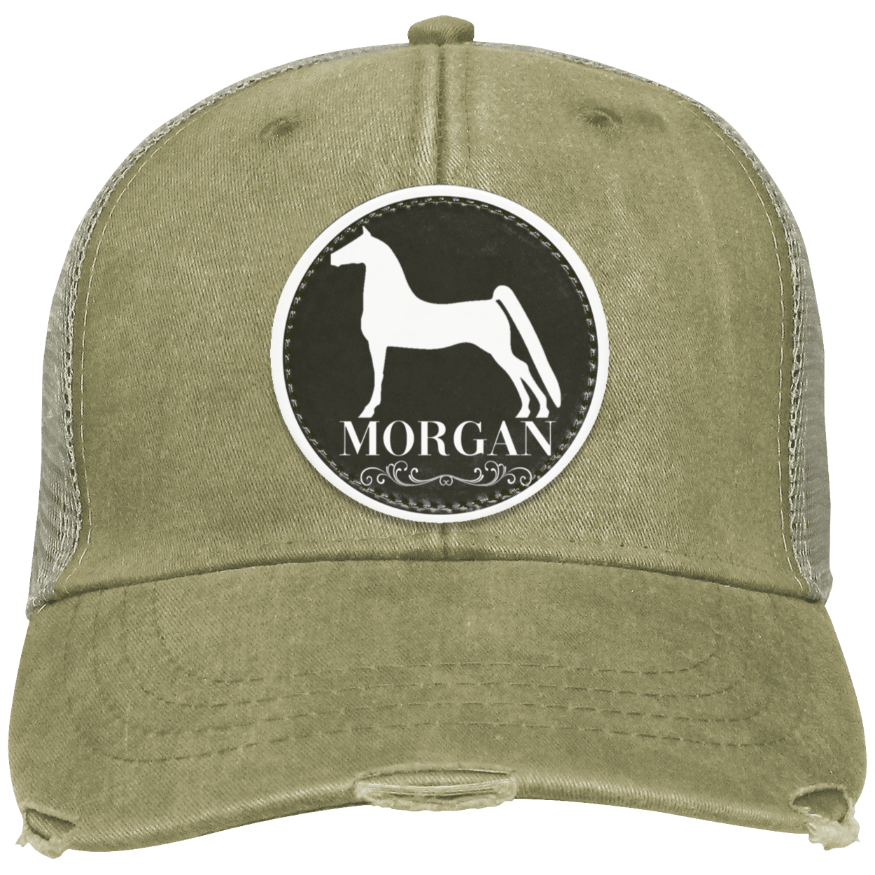 MORGAN Circle OL102 Adams Distressed Ollie Cap