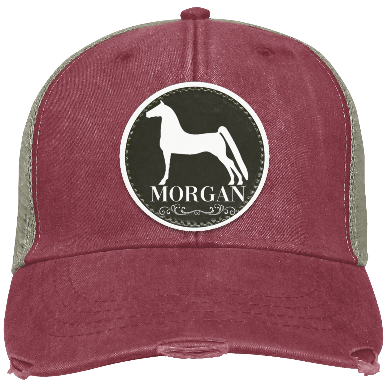 MORGAN Circle OL102 Adams Distressed Ollie Cap