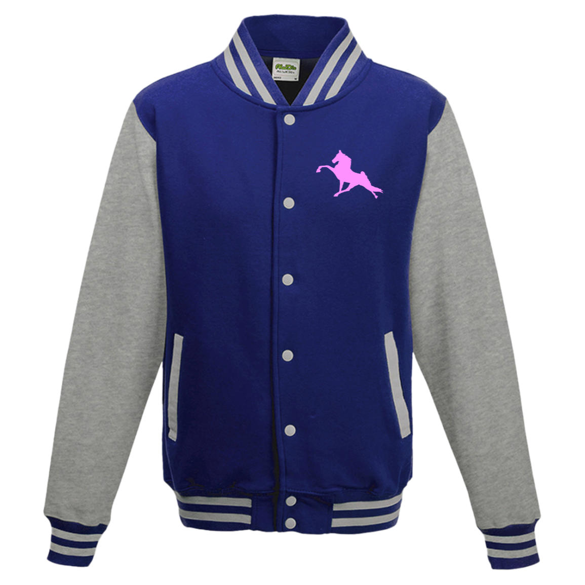 Tennessee Walking Horse Performance (light pink) JHA043 AWDis Mens Letterman Jacket