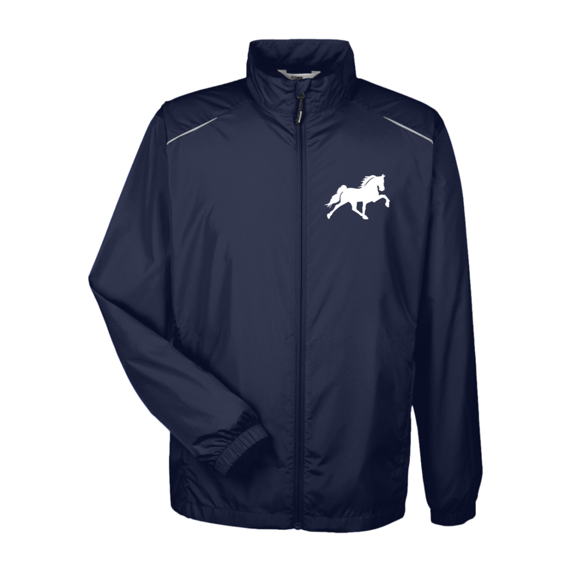 TENNESSEE WALKING HORSE DESIGN 3 JMD (WHITE) 88183 Core 365 Mens Techno Jacket