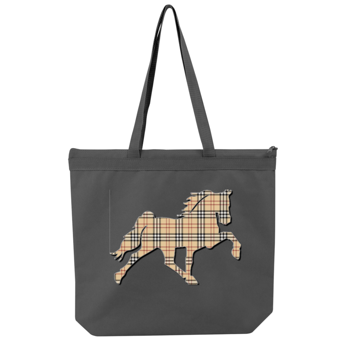 TENNESSEE WALKING HORSE DESIGN 3 JMD (BURBURY) 8802 Liberty Bags Melody Large Tote