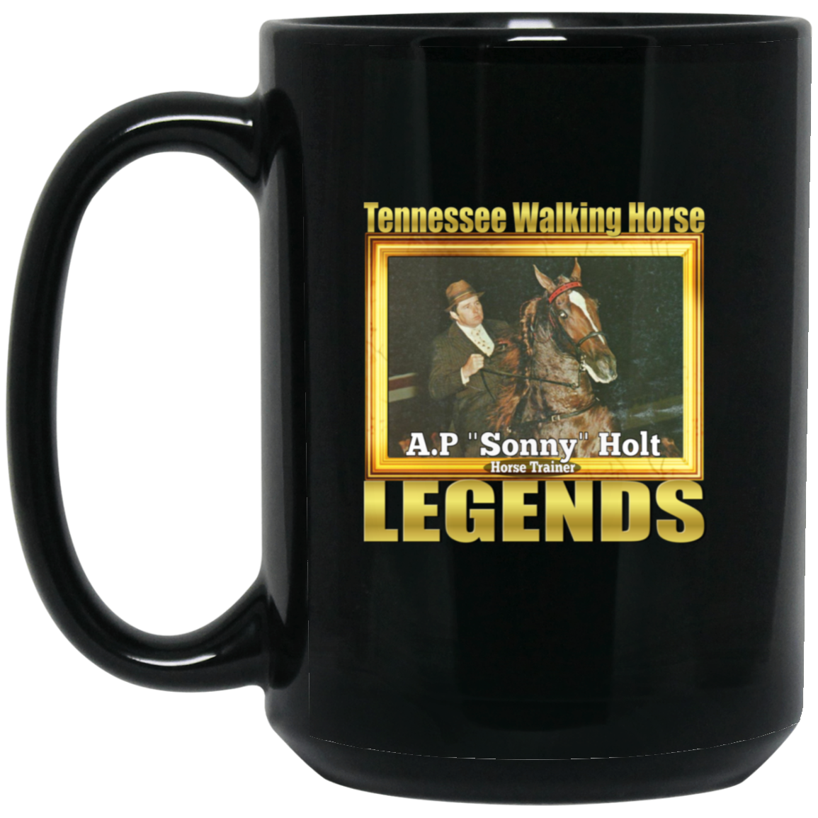 SONNY HOLT (Legends Series) BM15OZ 15oz Black Mug