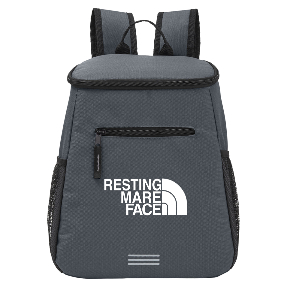 RESTING MARE FACE (white) CE056 Core 365 Backpack Cooler