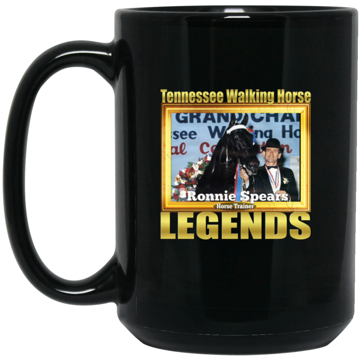 RONNIE SPEARS (Legends Series) BM15OZ 15oz Black Mug