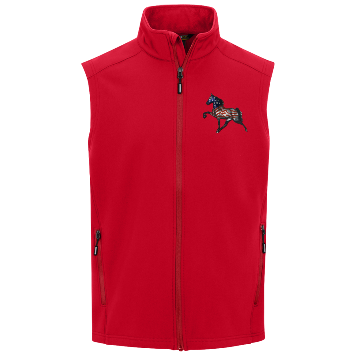 Tennessee Walking Horse Performance All American CE701 Core 365 Mens Cruise Two-Layer Fleece Bonded Soft Shell Vest