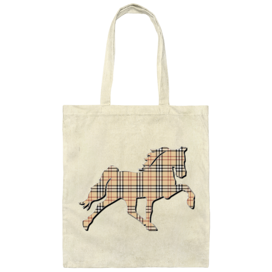 TENNESSEE WALKING HORSE DESIGN 3 JMD (BURBURY) BE007 Canvas Tote Bag