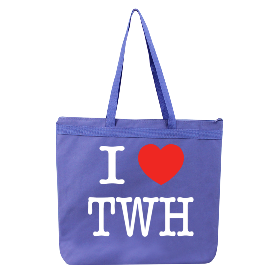 I LOVE TWH WHITE 8802 Liberty Bags Melody Large Tote