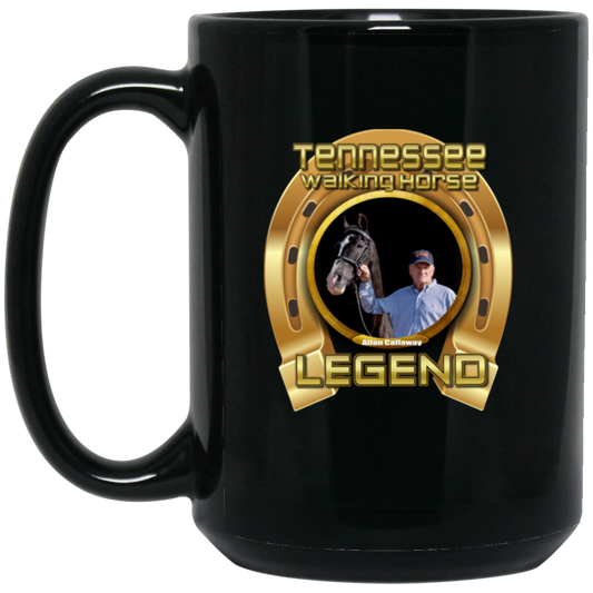 ALLAN CALLAWAY (Legends Series) BM15OZ 15oz Black Mug