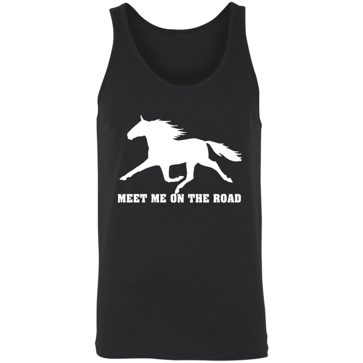 MEET ME ON THE ROAD (WHITE) 3480 Unisex Tank