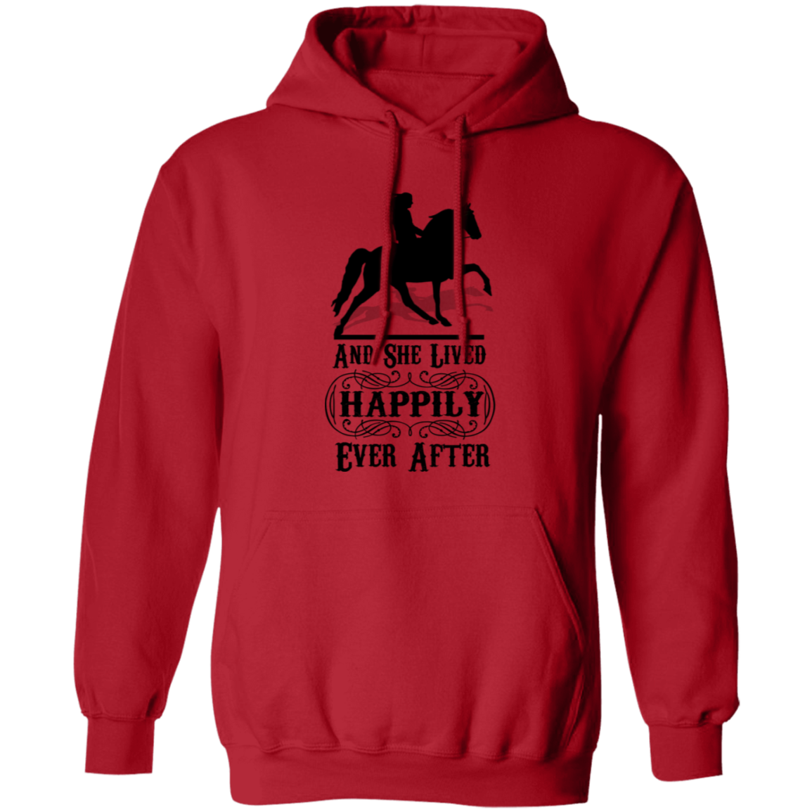 HAPPILY EVER AFTER (TWH Pleasure) Blk G185 Gildan Pullover Hoodie