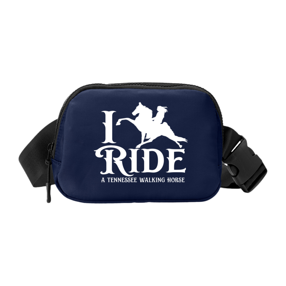 I RIDE A WALKING HORSE B (WHITE) CE061 Core 365 Essentials Belt Bag