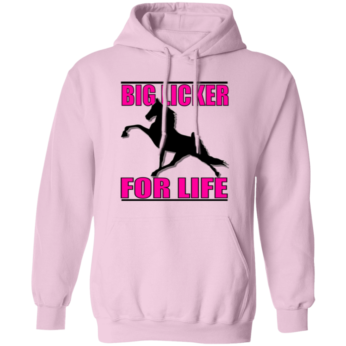 Big Licker for Life Pink G185 Gildan Pullover Hoodie