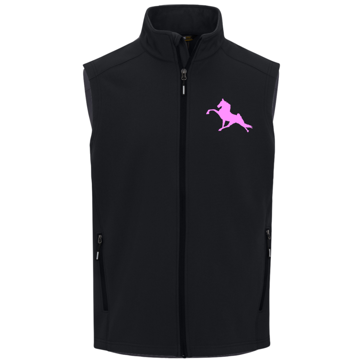 Tennessee Walking Horse Performance (light pink) CE701 Core 365 Mens Cruise Two-Layer Fleece Bonded Soft Shell Vest