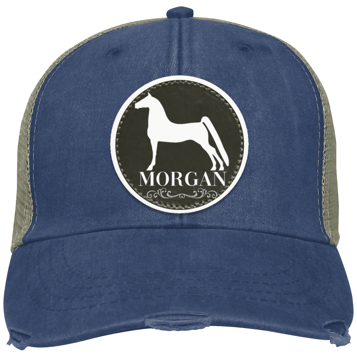 MORGAN Circle OL102 Adams Distressed Ollie Cap