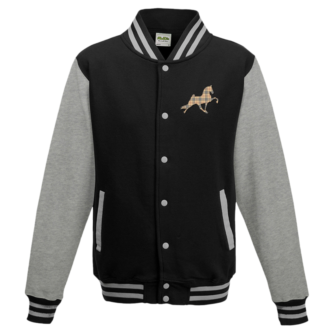 TENNESSEE WALKING PERFORMANCE HORSE  (BURBURY) JHA043 AWDis Mens Letterman Jacket