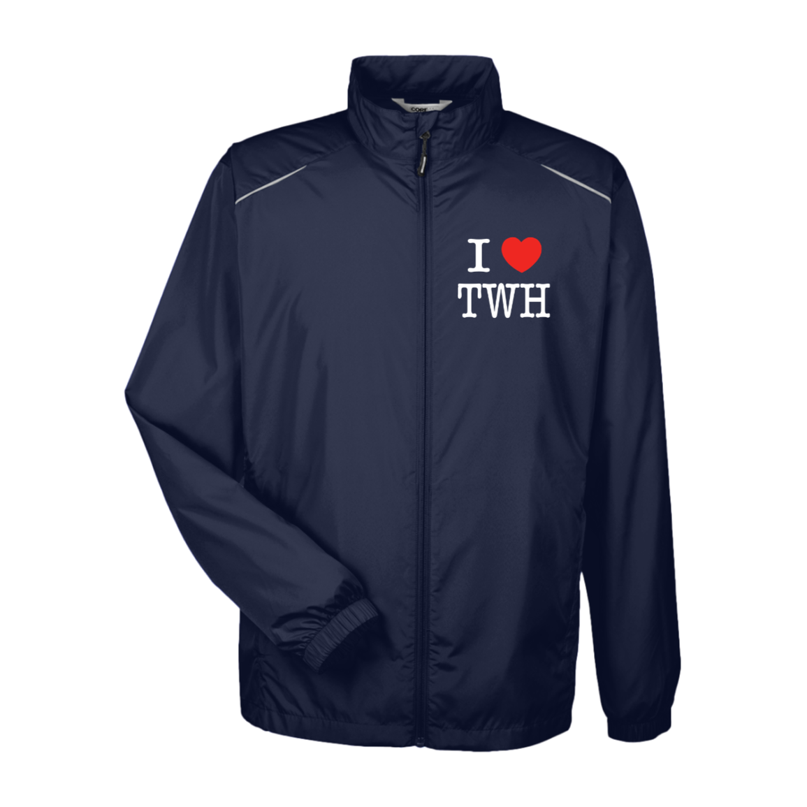 I LOVE TWH WHITE 88183 Core 365 Mens Techno Jacket