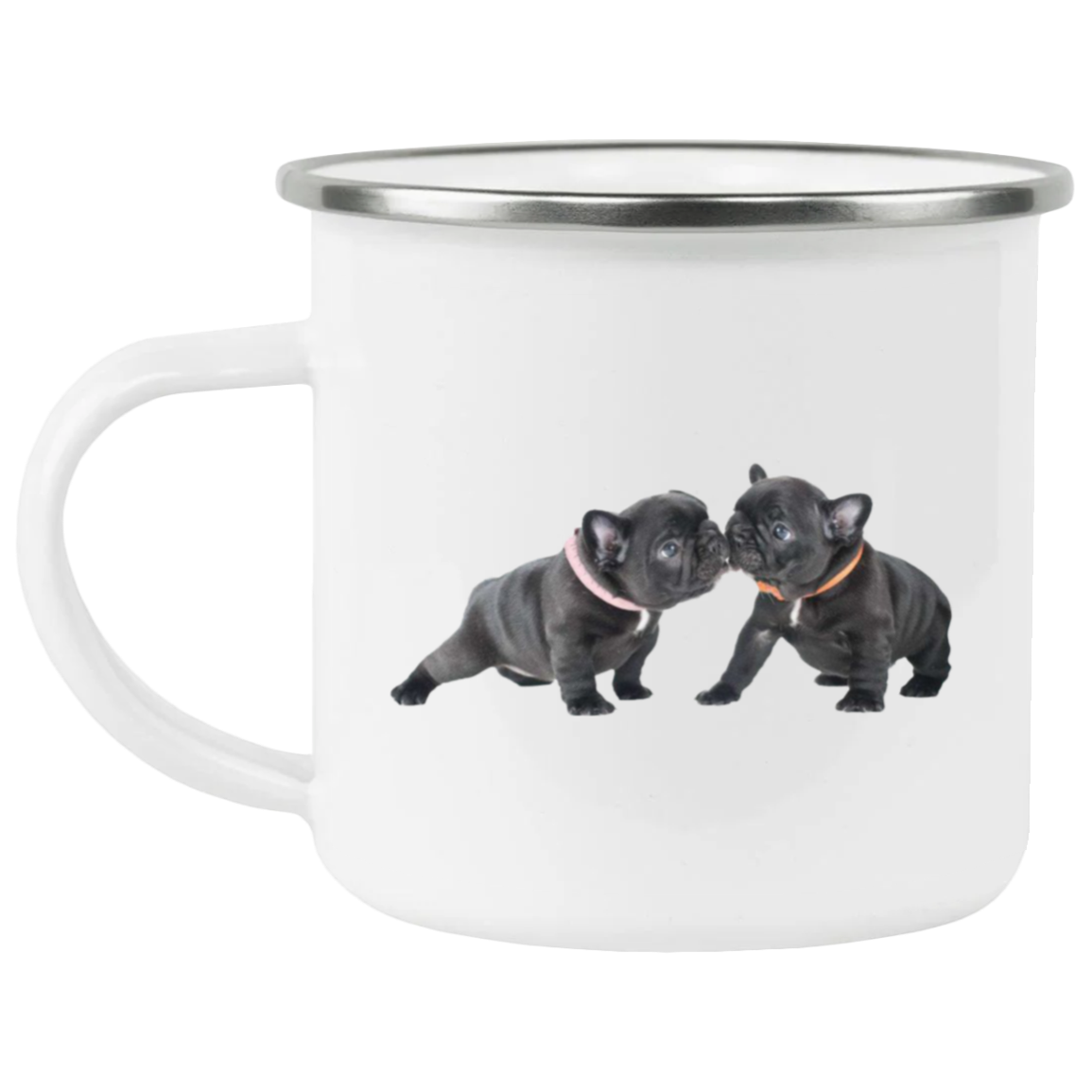 FRENCHIE PUPPY (6) 21271 Enamel Camping Mug