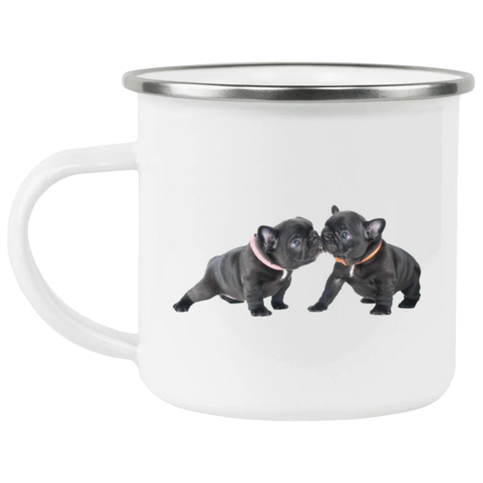 FRENCHIE PUPPY (6) 21271 Enamel Camping Mug