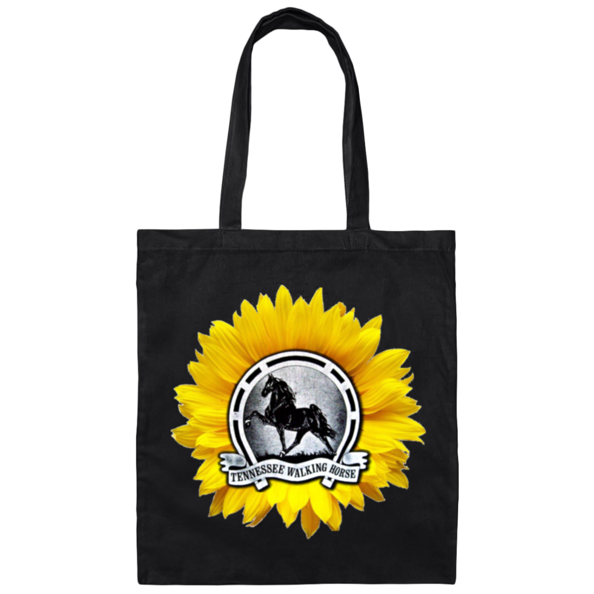 TWH Sunflower Vintage BE007 Canvas Tote Bag