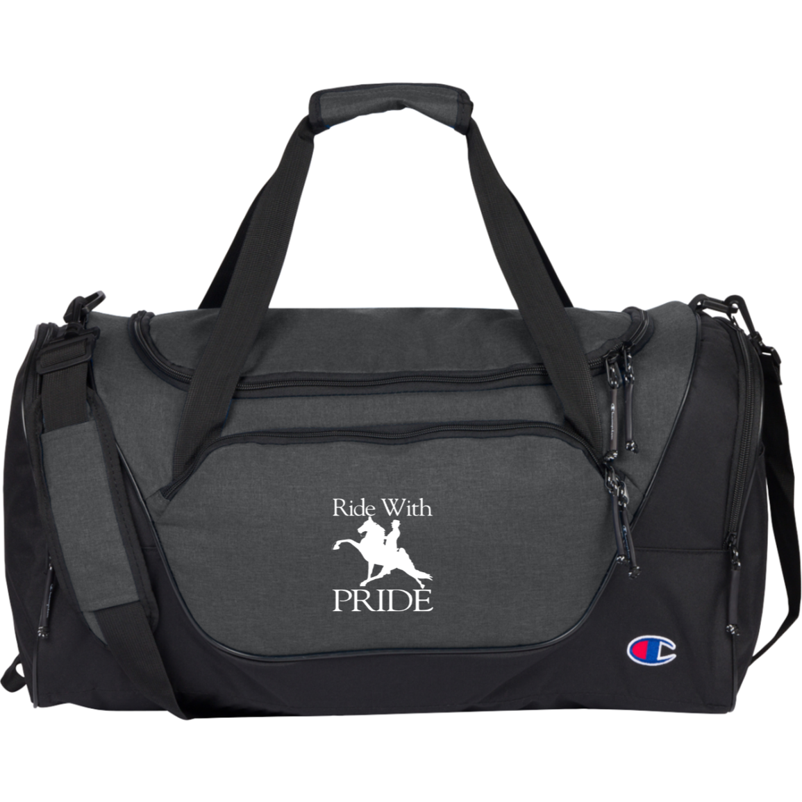 RIDEWITHPRIDEWHITE CA1003 Champion Core Duffel