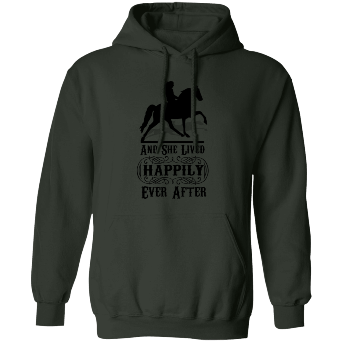 HAPPILY EVER AFTER (TWH Pleasure) Blk G185 Gildan Pullover Hoodie