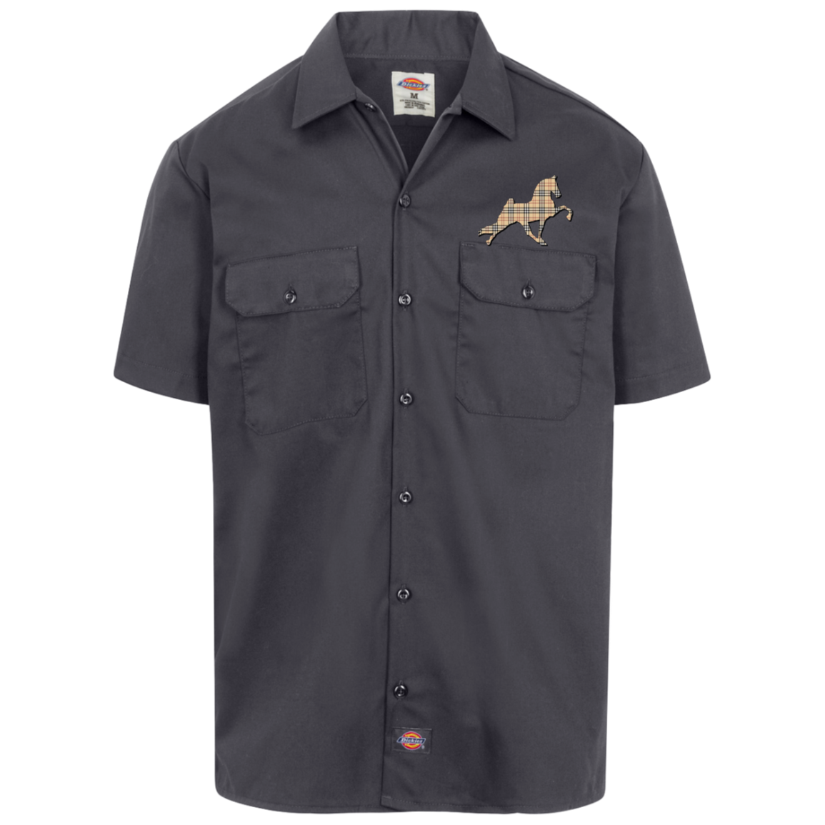 TENNESSEE WALKING PERFORMANCE HORSE  (BURBURY) 1574 Dickies Men's Short Sleeve Workshirt