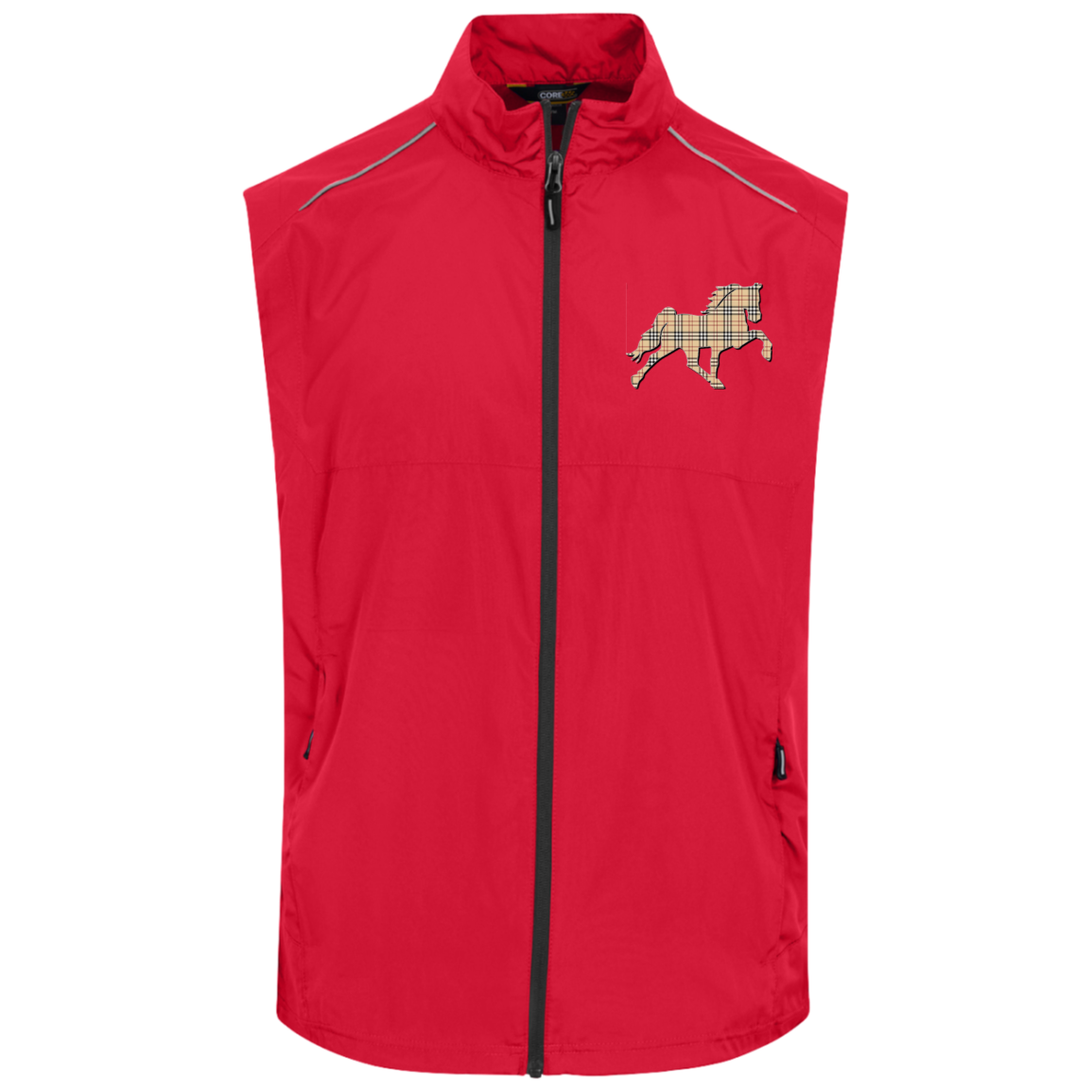 TENNESSEE WALKING HORSE DESIGN 3 JMD (BURBURY) CE703 Core 365 Mens Techno Lite Unlined Vest