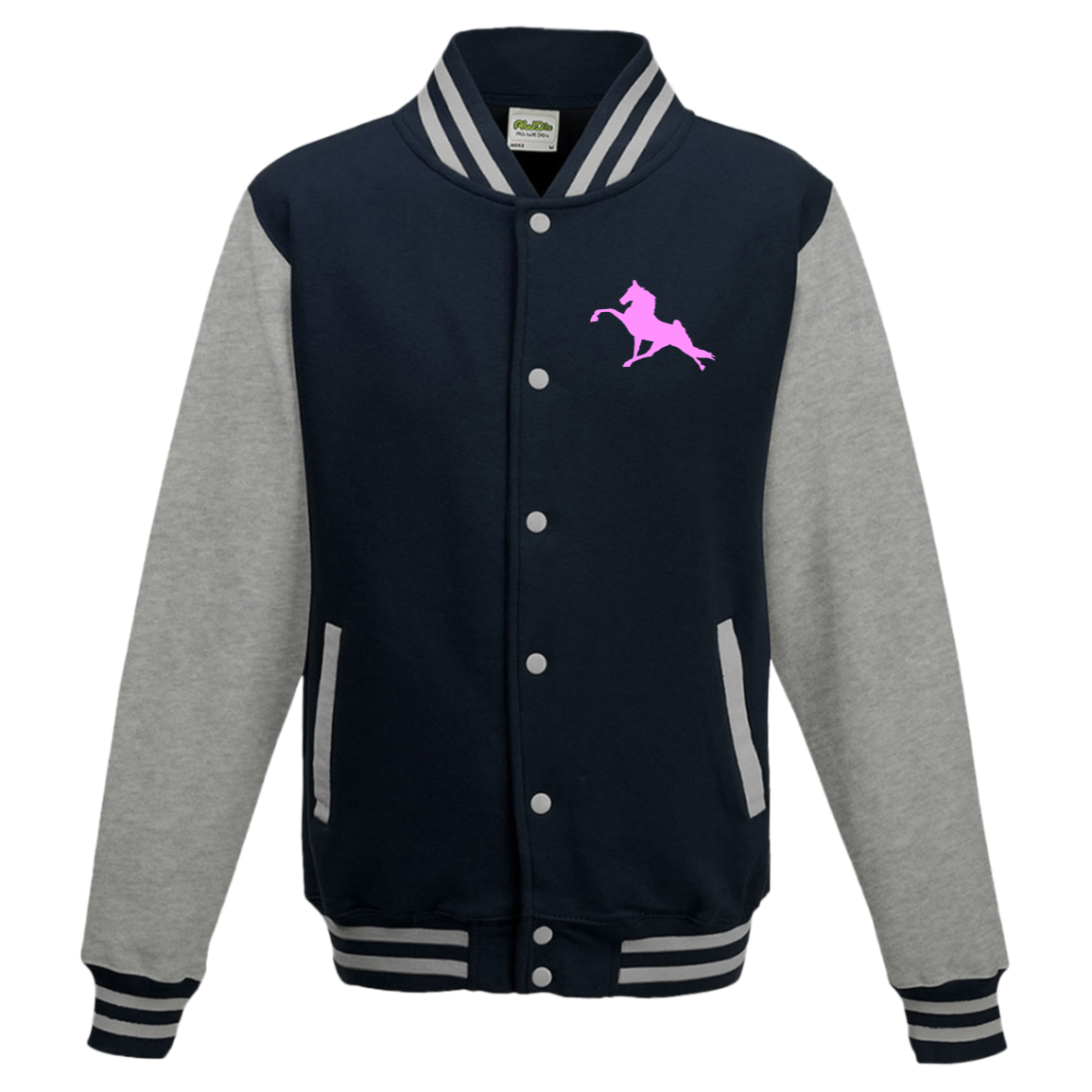 Tennessee Walking Horse Performance (light pink) JHA043 AWDis Mens Letterman Jacket