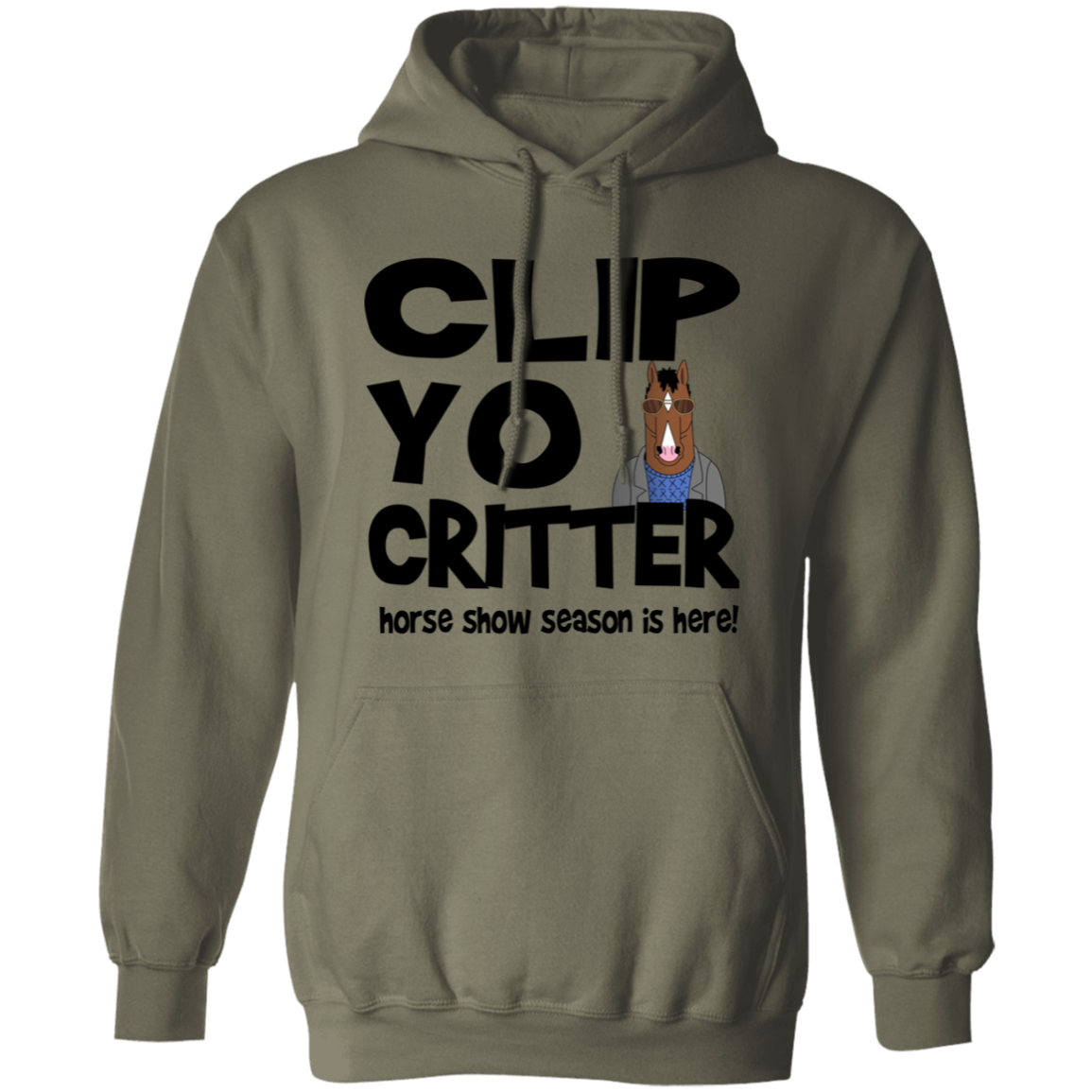 CLIP YO CRITTER G185 Gildan Pullover Hoodie