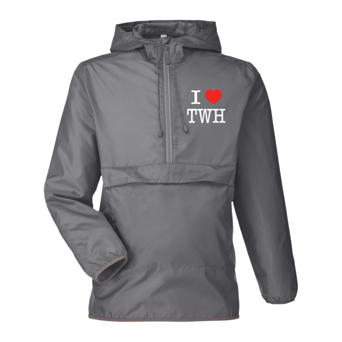 I LOVE TWH WHITE TT77 Team 365 Adult Zone Anorak Jacket