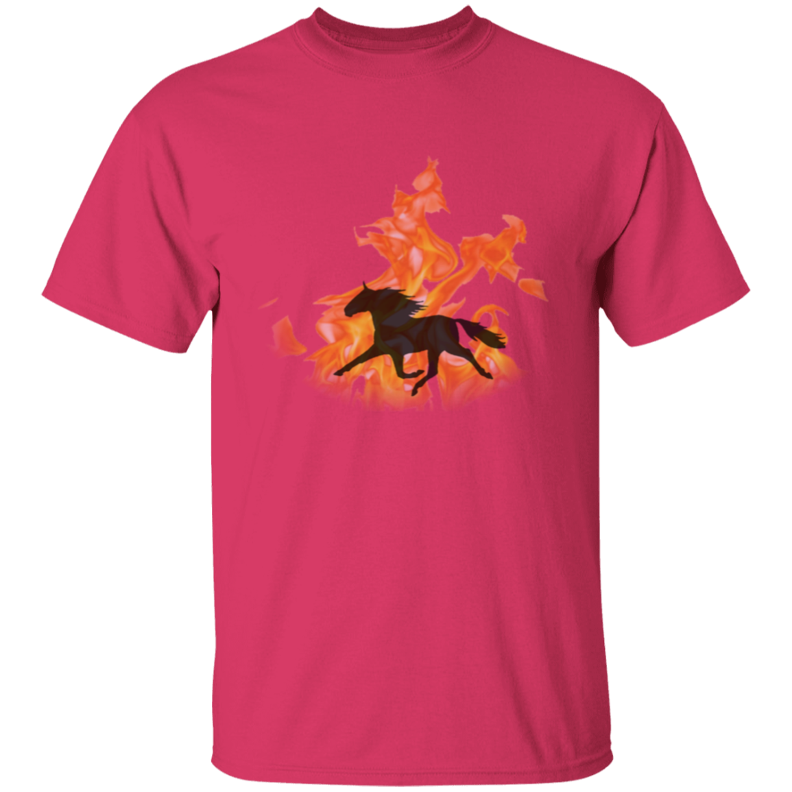 SPEED HORSE IN FLAMES G500 5.3 oz. T-Shirt