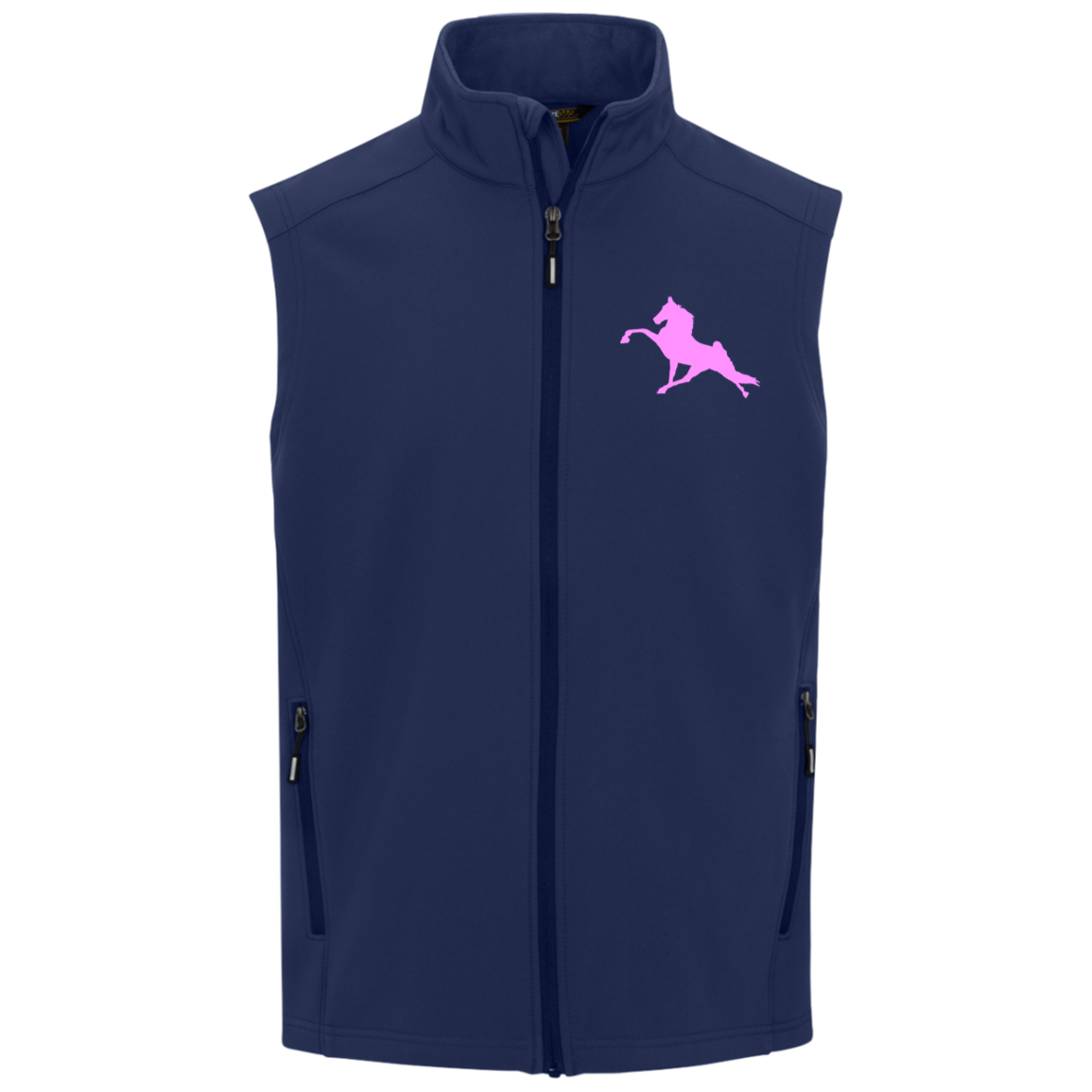 Tennessee Walking Horse Performance (light pink) CE701 Core 365 Mens Cruise Two-Layer Fleece Bonded Soft Shell Vest