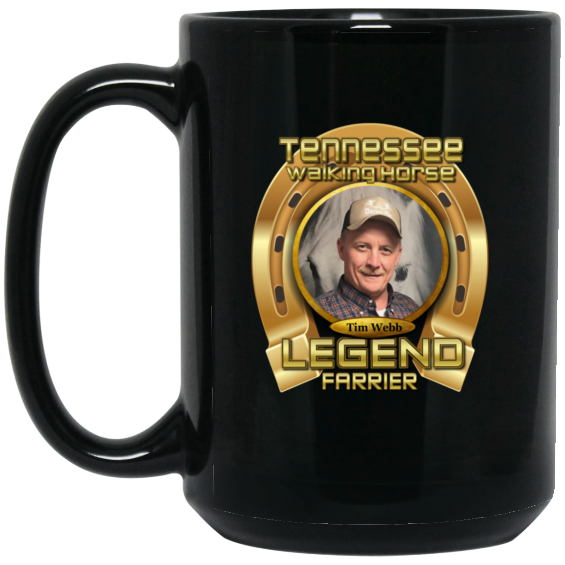 TIM WEBB (TWH LEGENDS) BM15OZ 15oz Black Mug