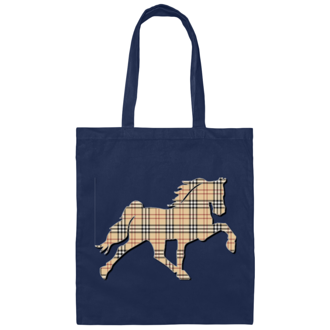 TENNESSEE WALKING HORSE DESIGN 3 JMD (BURBURY) BE007 Canvas Tote Bag