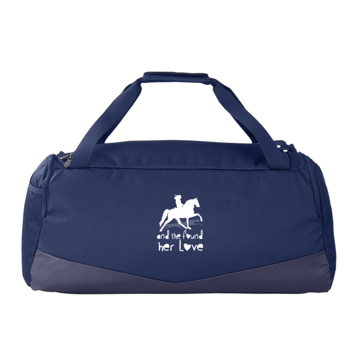 SHE FOUND HER LOVE (TWH pleasure) white art 1369223 Under Armour Undeniable Duffel Bag