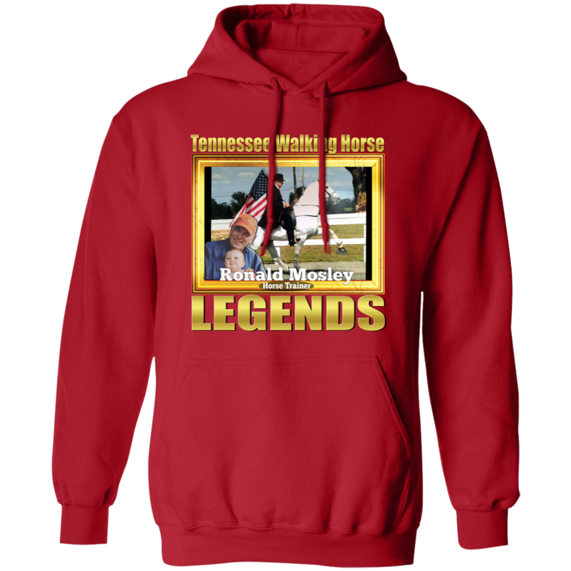 RONALD MOSLEY (Legends Series) G185 Gildan Pullover Hoodie