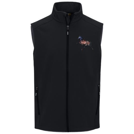 Tennessee Walking Horse Performance All American CE701 Core 365 Mens Cruise Two-Layer Fleece Bonded Soft Shell Vest