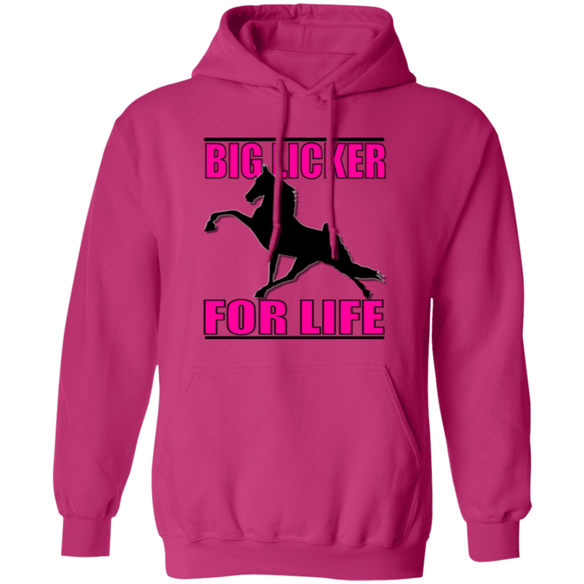 Big Licker for Life Pink G185 Gildan Pullover Hoodie